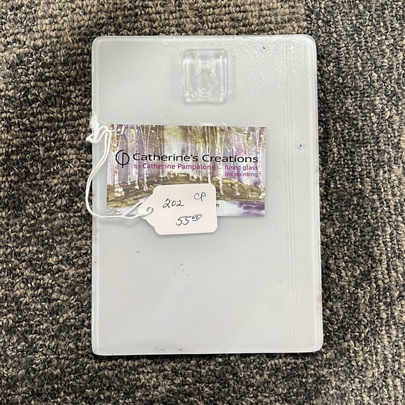 Locally made glass abstract wall art - Picture 2 of 2